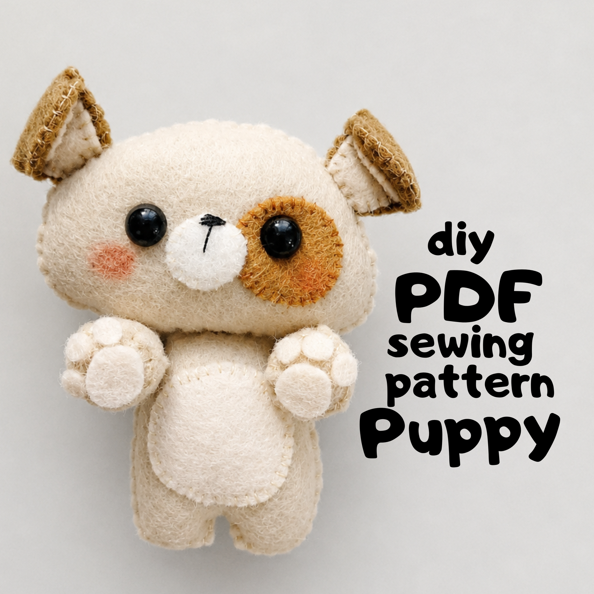 Dog pdf sewing pattern